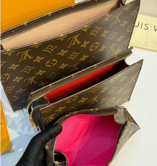 Несессер Louis Vuitton Trio, коричневый