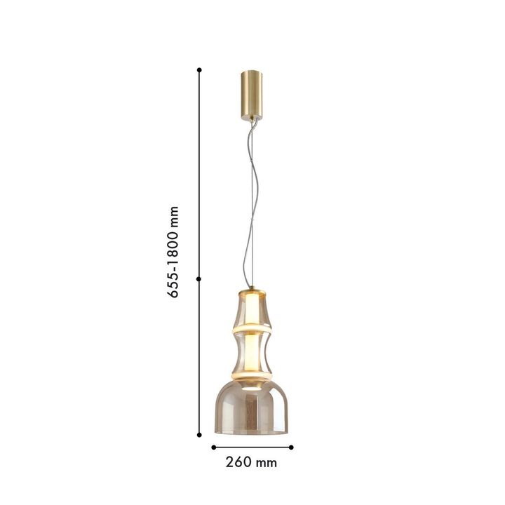 Подвесной светодиодный светильник Favourite Gaudi 4242-2P