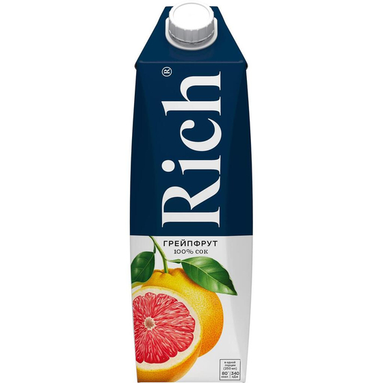 Сок Грейпфрут 1 л "РИЧ" тетрапак [12]