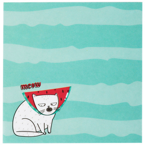 Блок для записей MESHU 8,5*8,5см, 100л., "Juicy", на склейке И