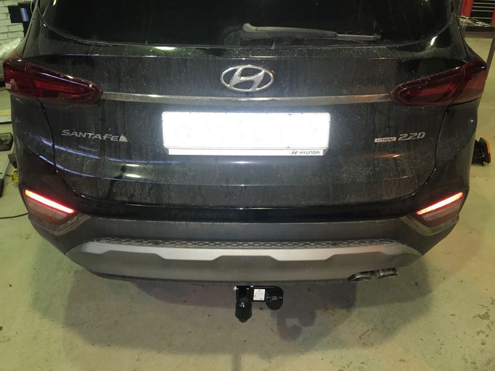 Фаркоп Sheriff для Hyundai Santa Fe IV (TM) 2018- (паспорт и сертификат в комплекте)(без электрики)арт.3877.12