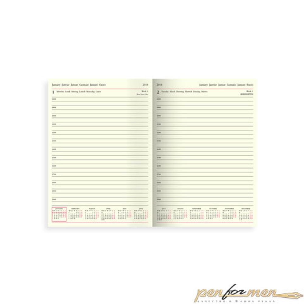 Ежедневник Letts Lecassa A5 кремовые страницы (412 160080)