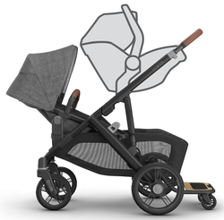 Дополнительный прогулочный блок для коляски UPPAbaby Vista V3 Greyson