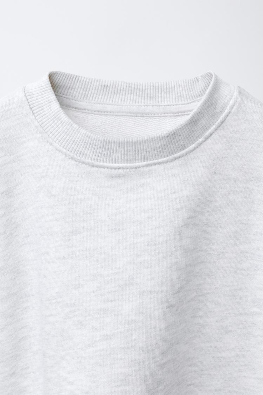 ZARA КОМПЛЕКТ ИЗ ТОЛСТОВКИ И БРЮК-ДЖОГГЕРОВ С ЭТИКЕТКОЙ, СЕРЫЙ МЕЛАНЖ