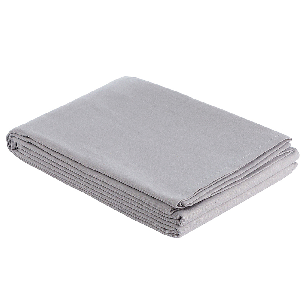 Скатерть из хлопка серого цвета из коллекции essential, 170х170 см