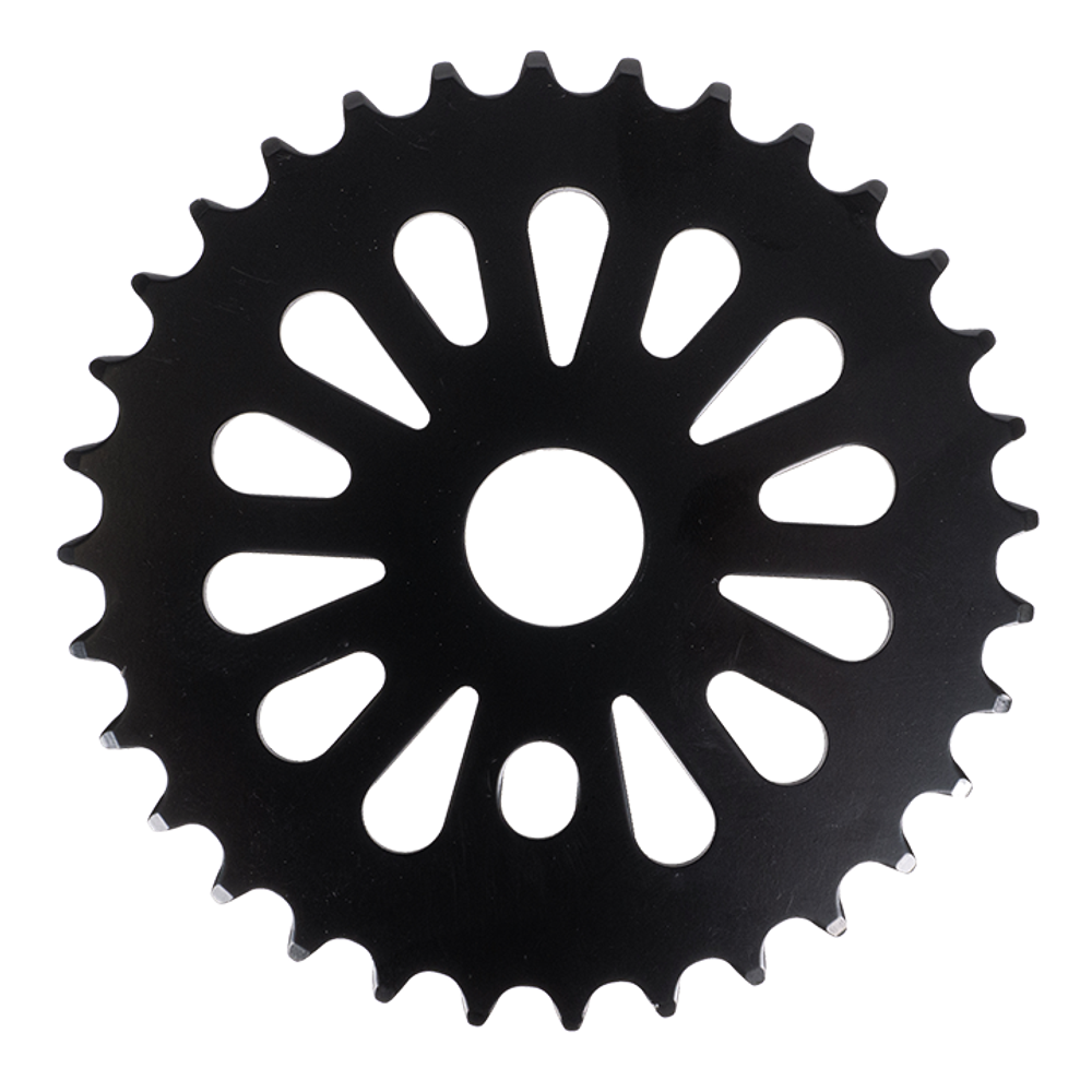 Звезда передняя GS-Z127 1/2"x1/8" 28T стальная, черная GS-Z127-28