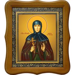 Мария (Лелянова), Гатчинская, монахиня, преподобномученица. Икона на холсте.