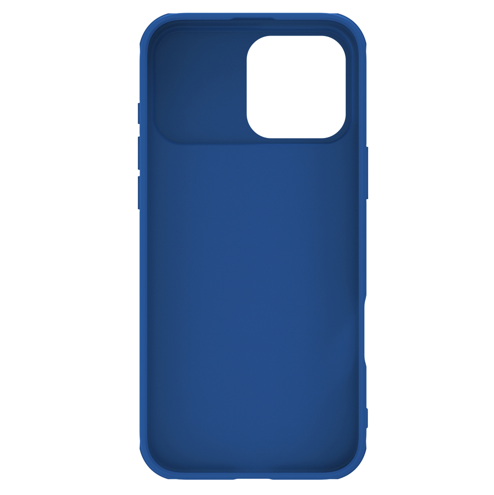 Чехол синего цвета с сдвижной шторкой для камеры от Nillkin для iPhone 16 Pro Max, серия CamShield Pro Case