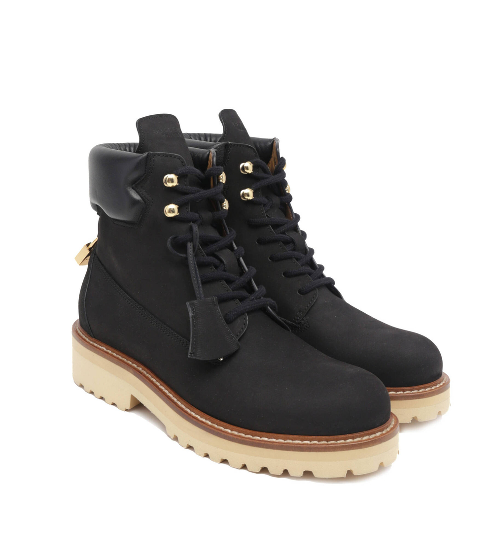 Кожаные трапперы site Buscemi - черный(BCW22741)