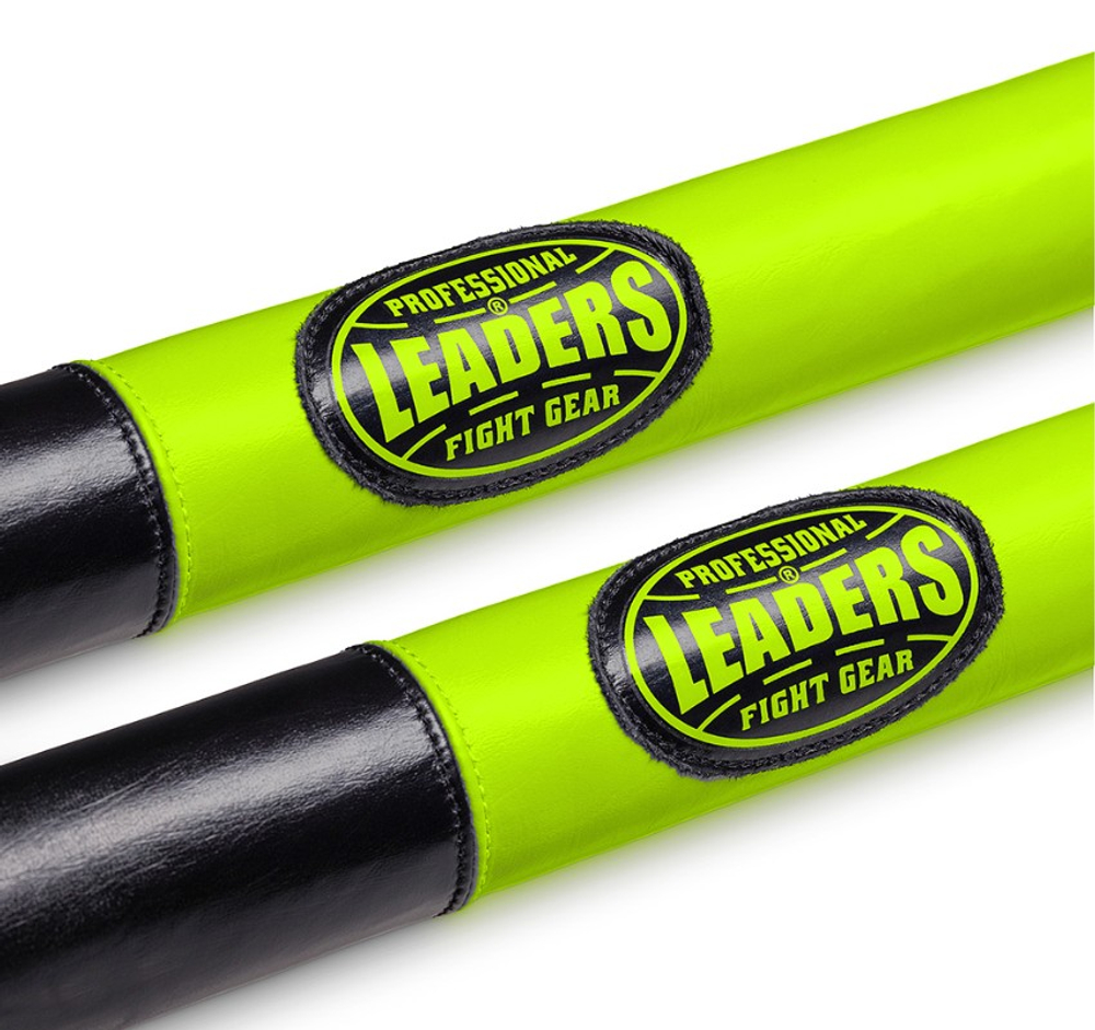 Тренерские палки LEADERS Boxing Punch Sticks GN (ONE, кожа, зеленый)