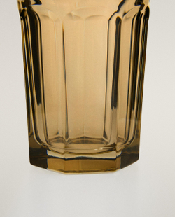 Zara Home стакан из стекла, цвет коричневый, 11 см