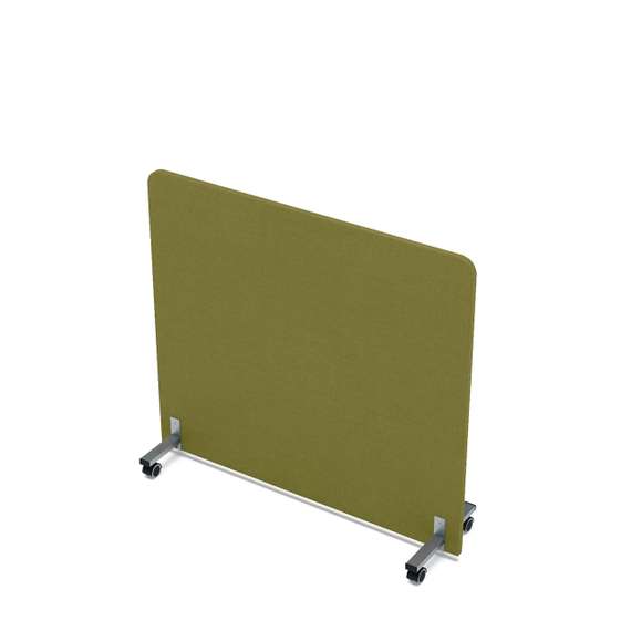 011.МП.1211 Акустическая мобильная перегородка на колесных опорах (1200*377*1100)