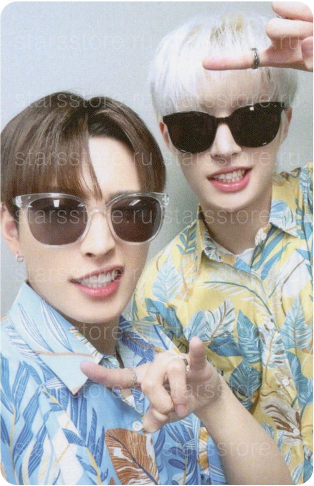 Фотокарта Hongjoong &amp; Mingi ATEEZ - GOLDEN HOUR : Part.1 (EVERLINE)