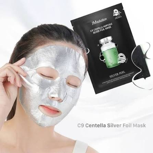 JMsolution C9 Centella Ampoule Silver Foil Mask ампульная маска с центеллой