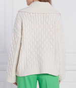 Хлопковый кардиган Sams\u00f8e Sams\u00f8e - кремовый(F22300072)