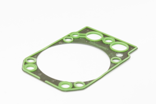 Прокладка ГБЦ КАМАЗ ЕВРО зеленый силикон, армированная с метал. каркасом премиум (ПТП64)