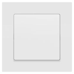 Кнопка Intro Accent 6-109-01М 10А-250В IP20 СУ AL/CU белый матовый | Intro