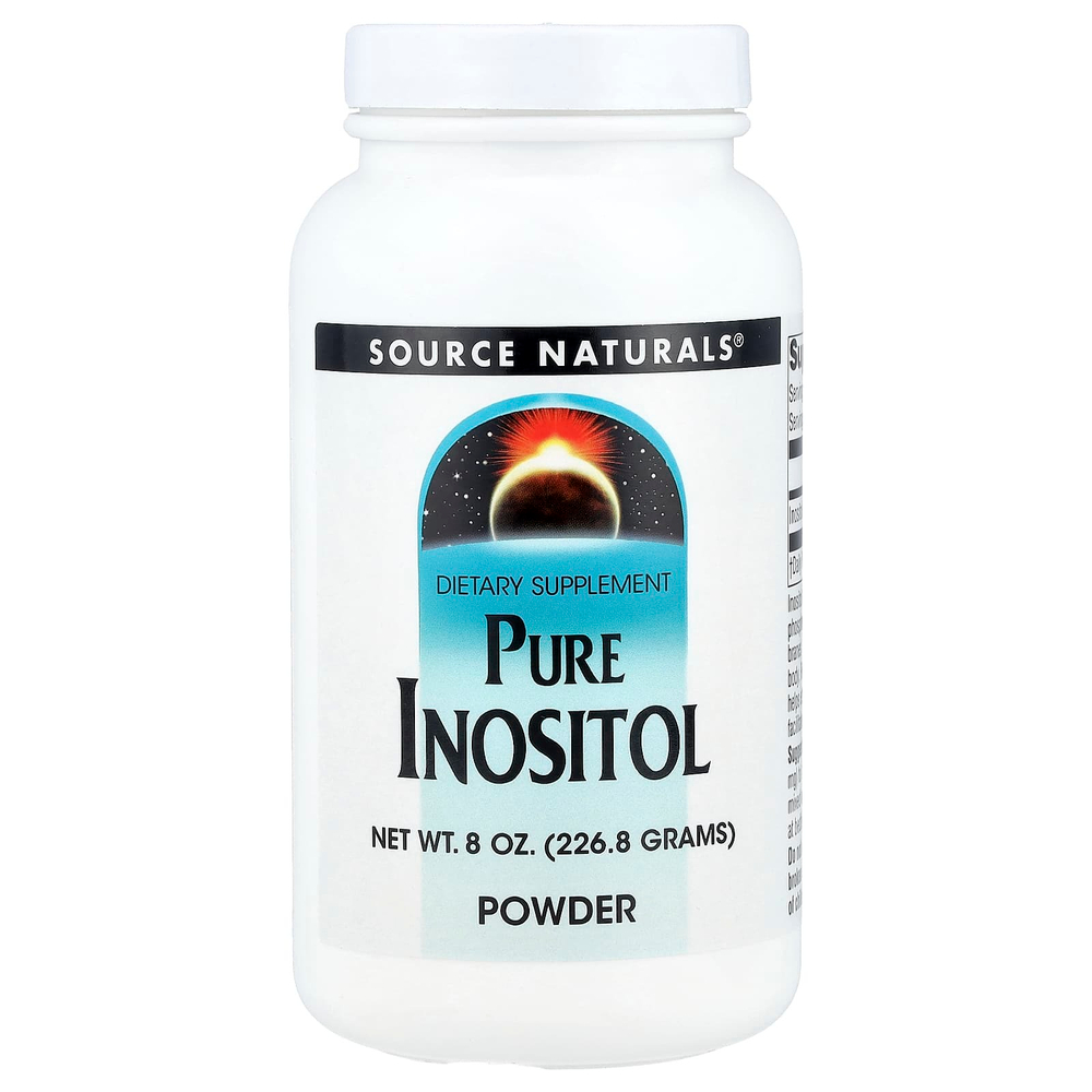 Source Naturals, инозитол, чистый порошок, 226,8 г (8 унций)