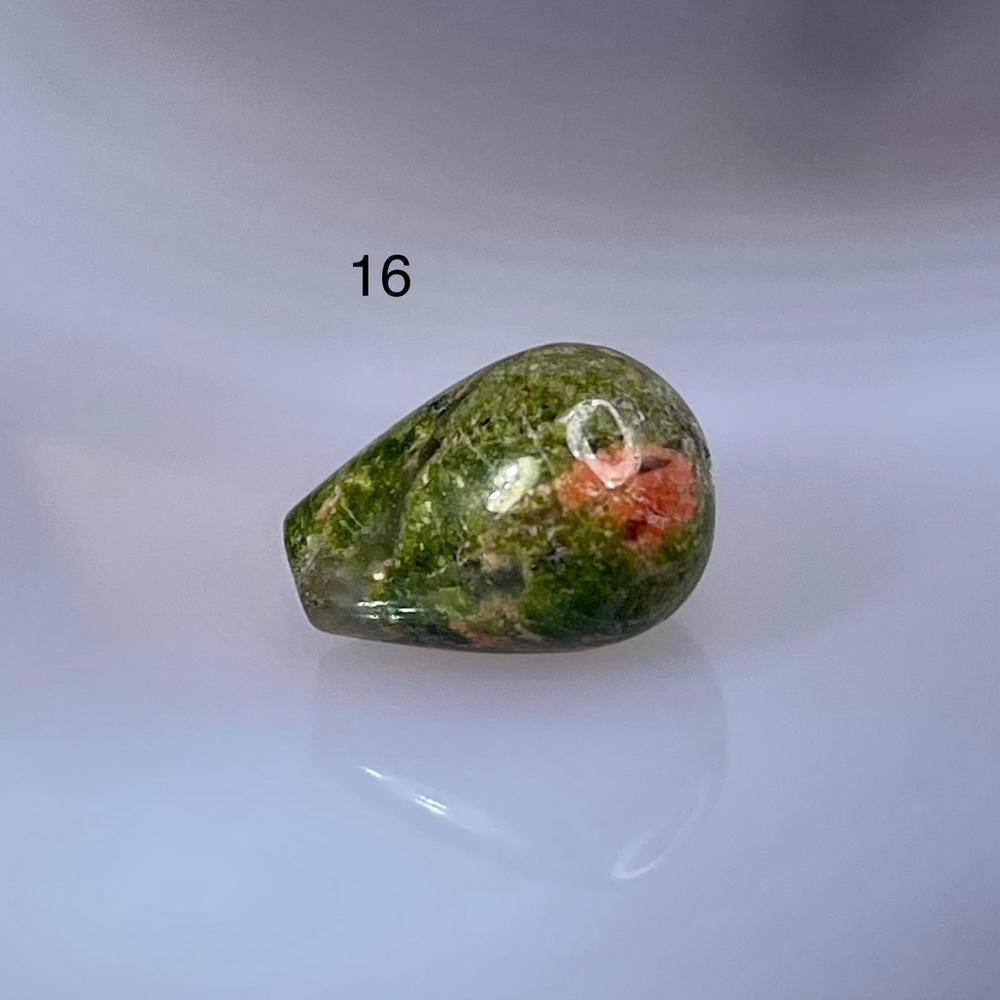 54647 Унакит Бусина капля 8*12мм-51