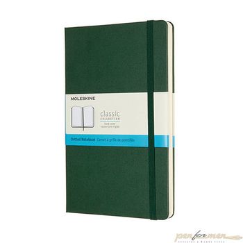Блокнот Moleskine Classic Large 130х210 мм зеленый (QP066K15)