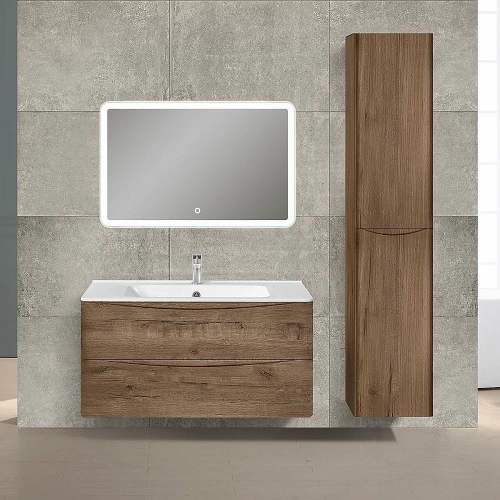 Тумба с раковиной Vincea Paola 100 коричневая