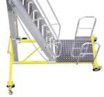 Вышка-стремянка алюминиевая для нефтяной промышленности MEGAL ВСА-5,0Н (3,6-5,0)