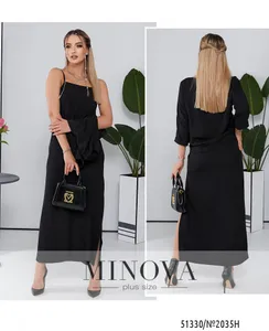 Костюм 2035Н-черный Minova