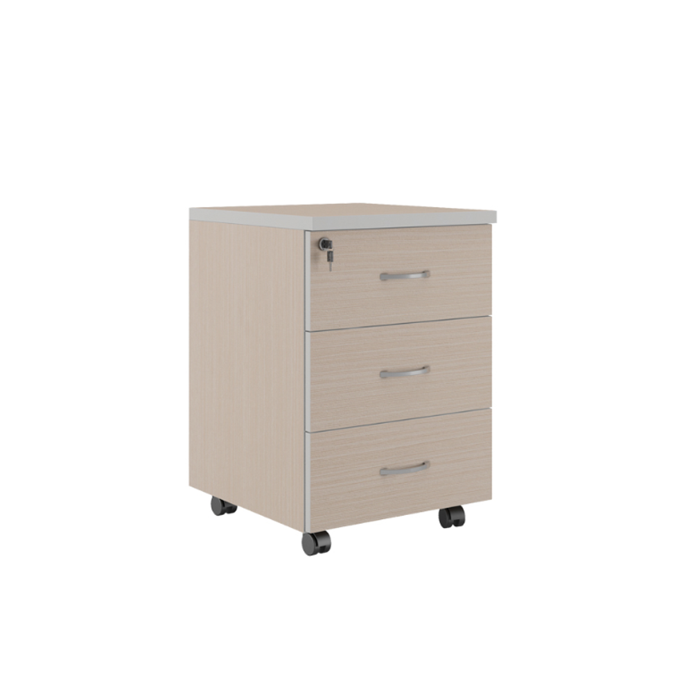 Тумба подкатная с 3 ящиками ЗУМ (ZOOM)