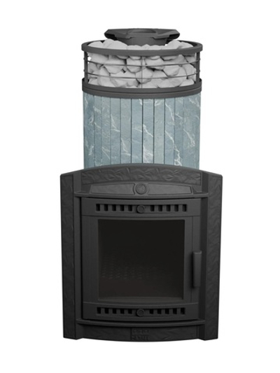 Печь банная «Атмосфера XL» Талькохлорит ламель+сетка с тоннелем