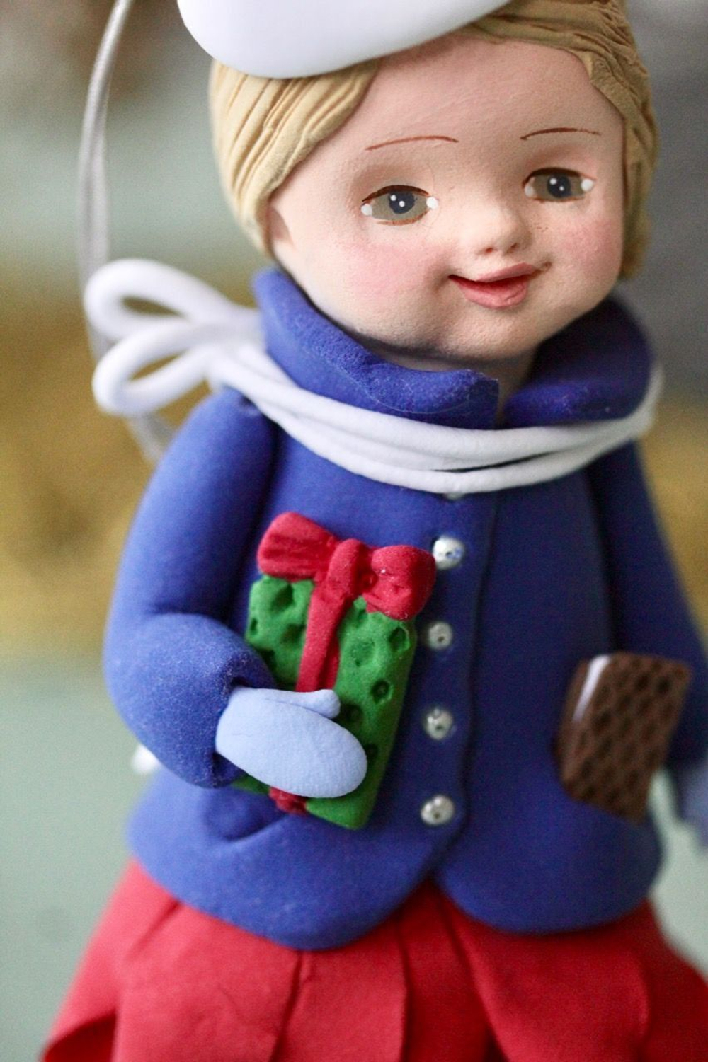 Молд силиконовый "Новогодняя открытка" / Форма 3D Санта Клаус, олень, имбирный человечек / для мыла, воска, глины, самозатвердевающих масс