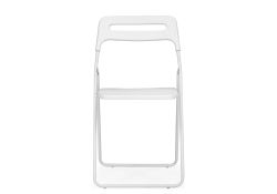 Пластиковый стул Fold складной white