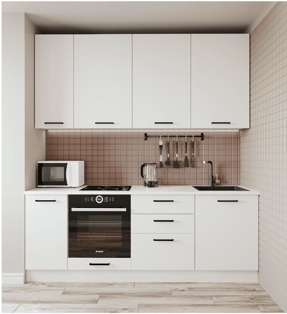 Кухонный гарнитур Жемчуг 2200 (38мм)