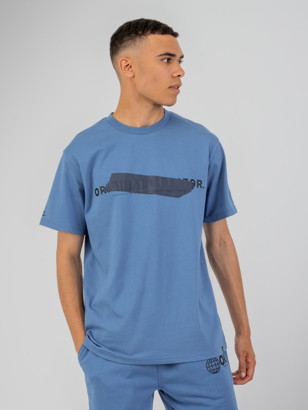 Футболка мужская ORIGINAL CREATOR ERROR_404 T-SHIRT, Синий