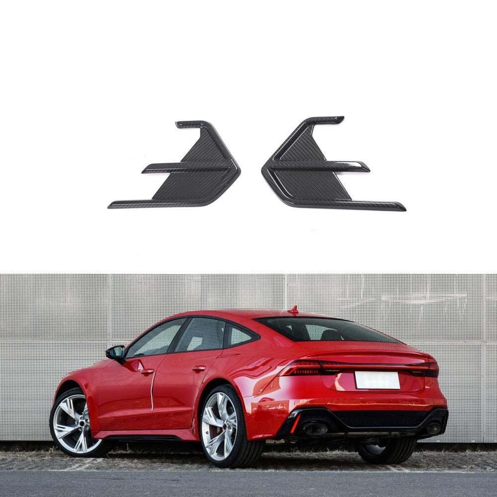Карбоновые плавники заднего бампера для Audi RS7 4K 2019+ Ауди