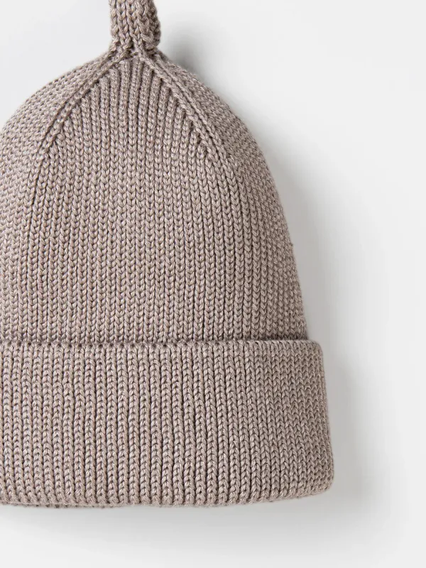 Шапка хлопковая с отворотом 