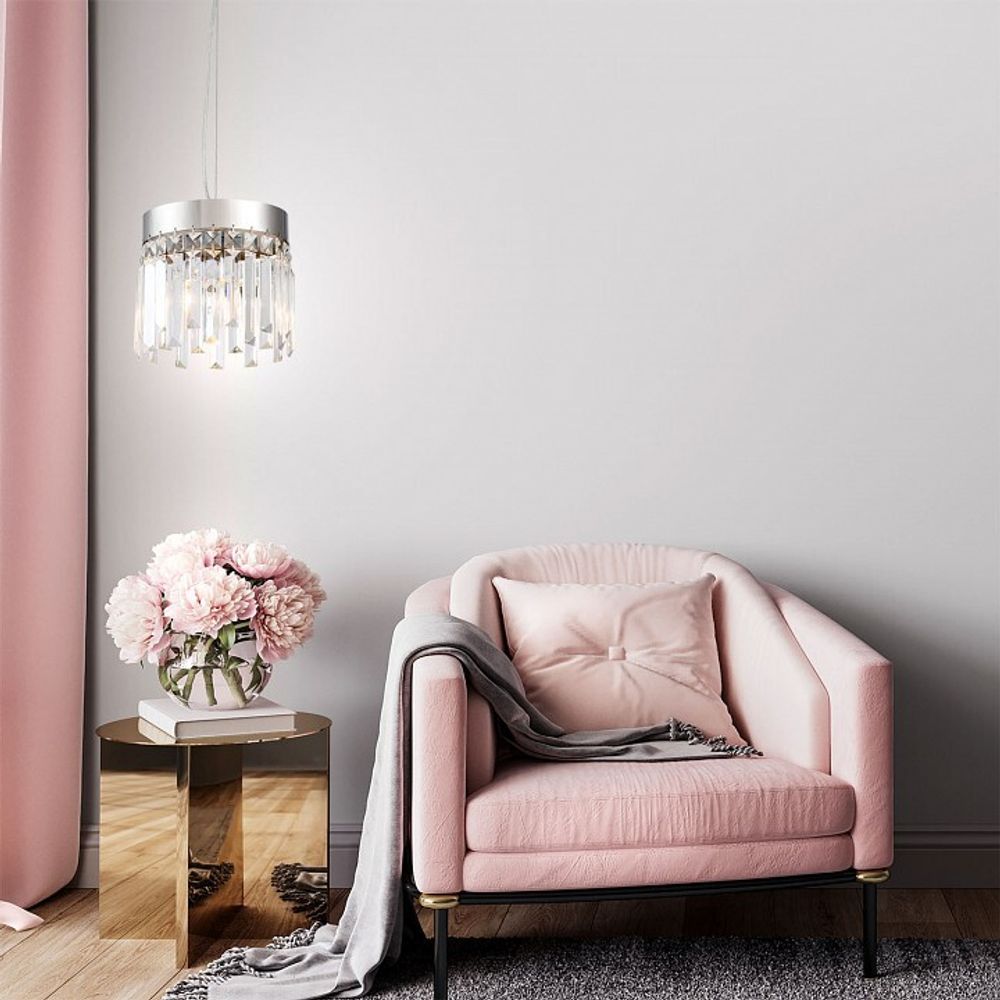 Подвесной светильник Indigo Lacrima 12026/1P Chrome