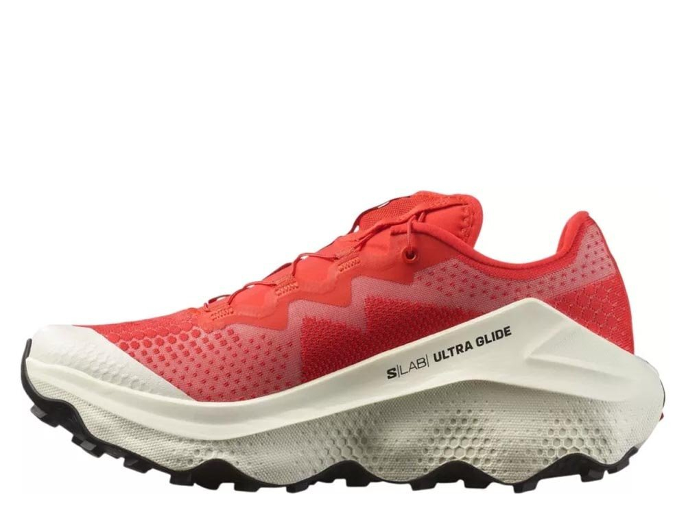 Кроссовки для бега мужские Salomon S/LAB Ultra Glide M Красно-Белые