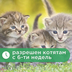 Таблетки от гельминтов для котят и кошек до 2кг Супрамил (Supramil), 2таб. Празиквантел/Мильбемицин