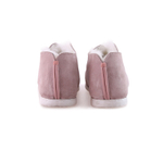 Neiliansheng Cow Suede Casual Shoes Women"s Pink