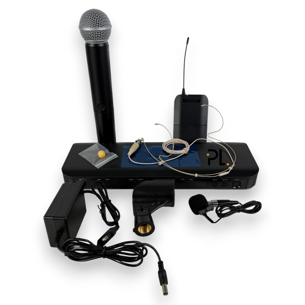 Беспроводная комбинированная система BLX1288 (SM58 + гарнитура)