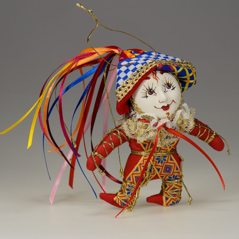 Ёлочная игрушка "Скоморох"