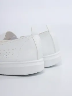 Мокасины летние с перфорацией