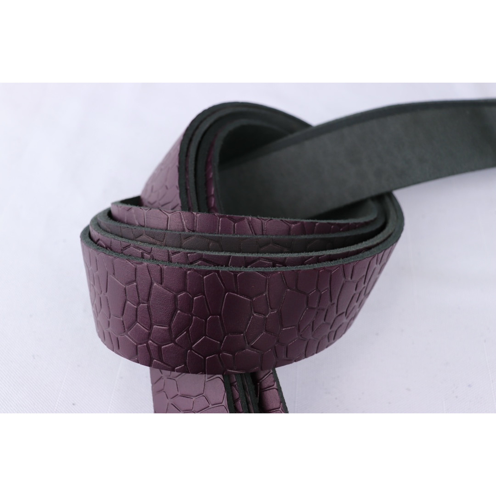 Ременная заготовка Винная с лицевой отделкой + плита Камни