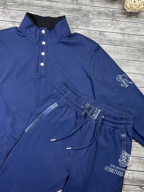 Спортивный костюм Stefano Ricci со вставками кожи крокодила