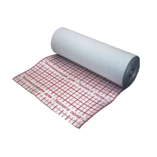 Подложка с разметкой "Теплый пол "НПЭ 5мм