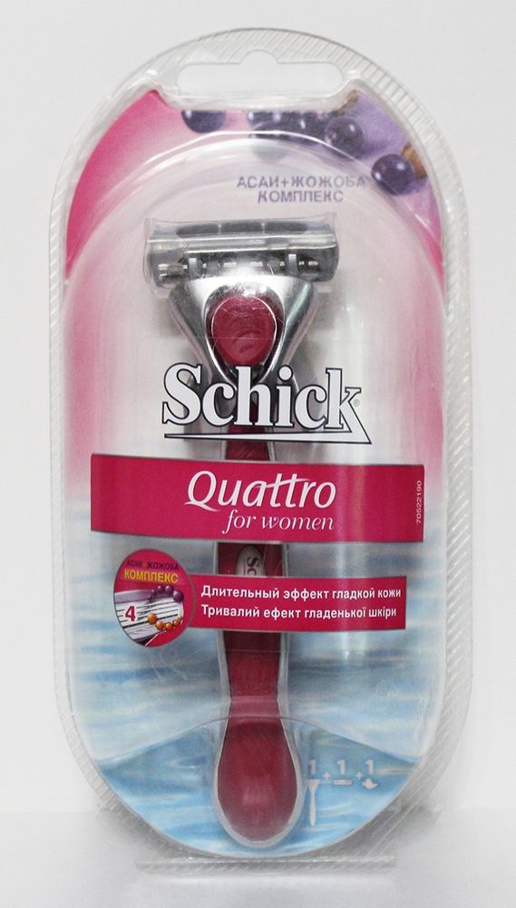 Schick станок женский Quattro for Women +1 кассета