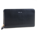 Небольшой стильный чёрный клатч портмоне из натуральной кожи мужчине GALIB (30)-10-102-Black