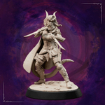 Тифлинг Вор Ассасин Разбойник Плут Бандит миниатюра для dnd, днд, pathfinder, фентези, Настольная игра, НРИ, Варгейм, РПГ миниатюра для dnd, днд, pathfinder, фентези, Настольная игра, НРИ, Варгейм, РПГ