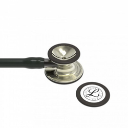 Стетоскоп Littmann Cardiology IV, черный, акустическая головка цвета шампанское (6179)