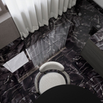 Керамогранит, Arcadia Ceramica, ONYX BLACK, 1200x600 мм, суперглянцевая